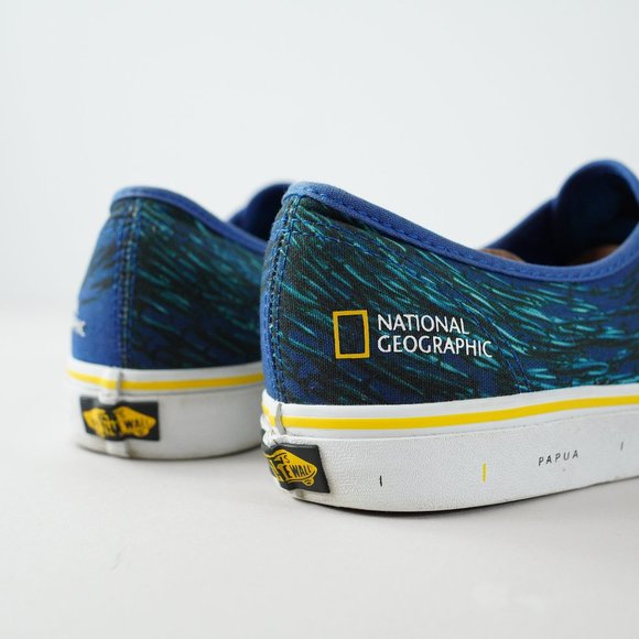 Vans Classic National Geographic Era Ocean Blue Shoes Mens Size 11.5 VN0A2Z5I002 - Picture 10 of 16